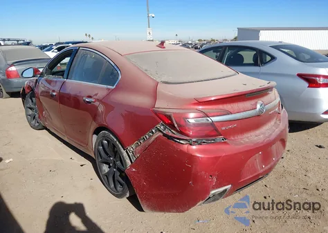 2014 Buick Regal Gs из США, поврежденный, VIN 2G4GU5GX0E9316669